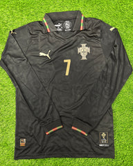 Portugal Black Special Edition Shirt 2026 Original Badges Full Sleeves