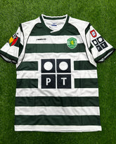 Sporting Lisbon Home Shirt 2002/03 Authentic Player Version