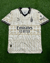AC Milan x Pleasures White Shirt Authentic Player Version
