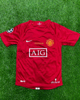Manchester United Home Kids Shirt 2007/08