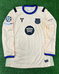 Barcelona Away Shirt 25/26 Full Sleeves Original Badges