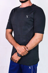 Charcoal 4 Way Stretch T Shirt