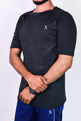 Charcoal 4 Way Stretch T Shirt