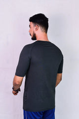 Charcoal 4 Way Stretch T Shirt