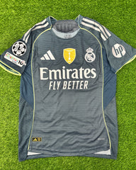 Real Madrid Away Shirt 25/26 Original Badges