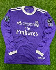 Real Madrid Away Shirt 2016/17 Full Sleeves