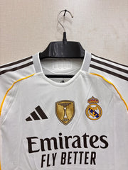 Real Madrid Home Shirt 25/26 Authentic Player Version