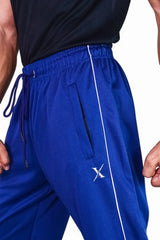Dri Fit Blue Bottoms with Double White Piping
