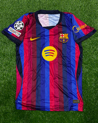 Barcelona Home Shirt 26/27 Original Badges