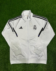 Real Madrid White Zipper