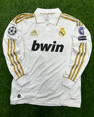 Real Madrid Home Shirt 2011/12 Full Sleeves Original Badges