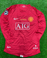Manchester United Home Shirt 2007/08 Full Sleeves