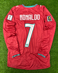 Portugal Home Shirt World Cup 2026 Original Badges Full Sleeves