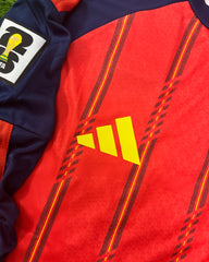 Spain Home Shirt World Cup 2026 Original Badges Full Sleeves