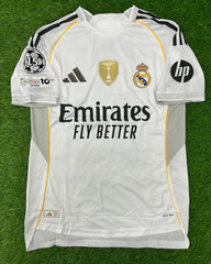 Real Madrid Home Shirt 25/26 Original Badges