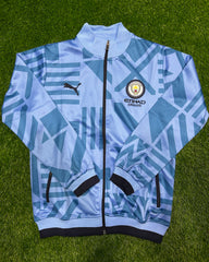 Manchester City Blue Zipper