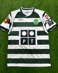 Sporting Lisbon Home Shirt 2002/03 Authentic Fan Version