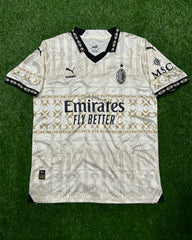 AC Milan x Pleasures White Shirt Authentic Player Version