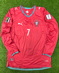 Portugal Home Shirt World Cup 2026 Original Badges Full Sleeves