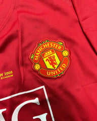 Manchester United Home Shirt 2007/08