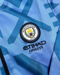 Manchester City Blue Zipper
