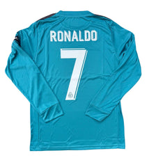 Real Madrid 3rd Shirt 2017/18 Full Sleeves Original Badges