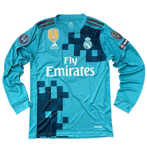 Real Madrid 3rd Shirt 2017/18 Full Sleeves Original Badges