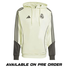 Real Madrid Lime Green Half Zipper Hoodie